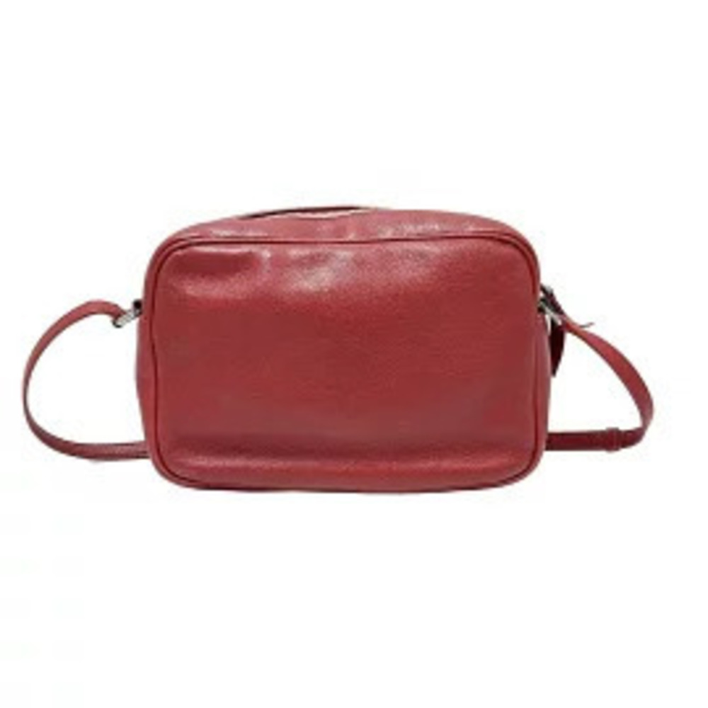 Saint Laurent Camera Red Bag Shoulder Lou Leather Crossbody PARIS Red